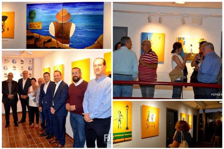 Momentos de la inauguración de la exposición (Foto TA)